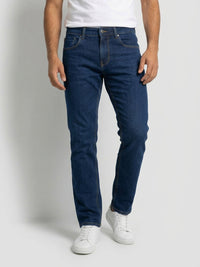 Men Chico Jeans Relaxed Fit Dark Blue Mid Rise