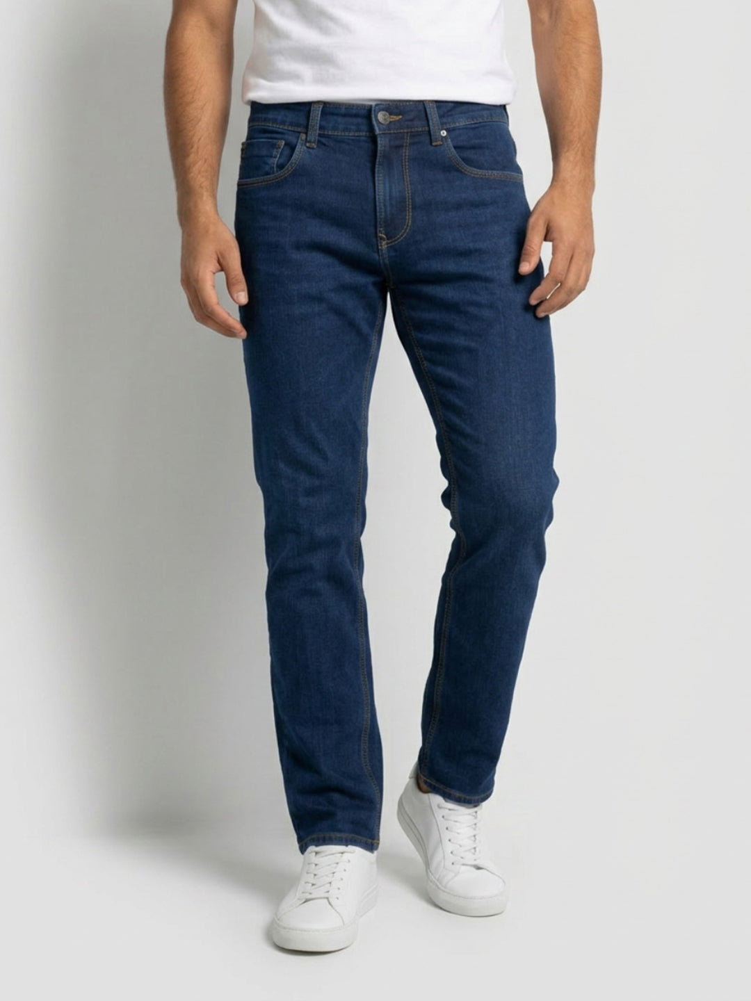 Men Chico Jeans Relaxed Fit Dark Blue Mid Rise