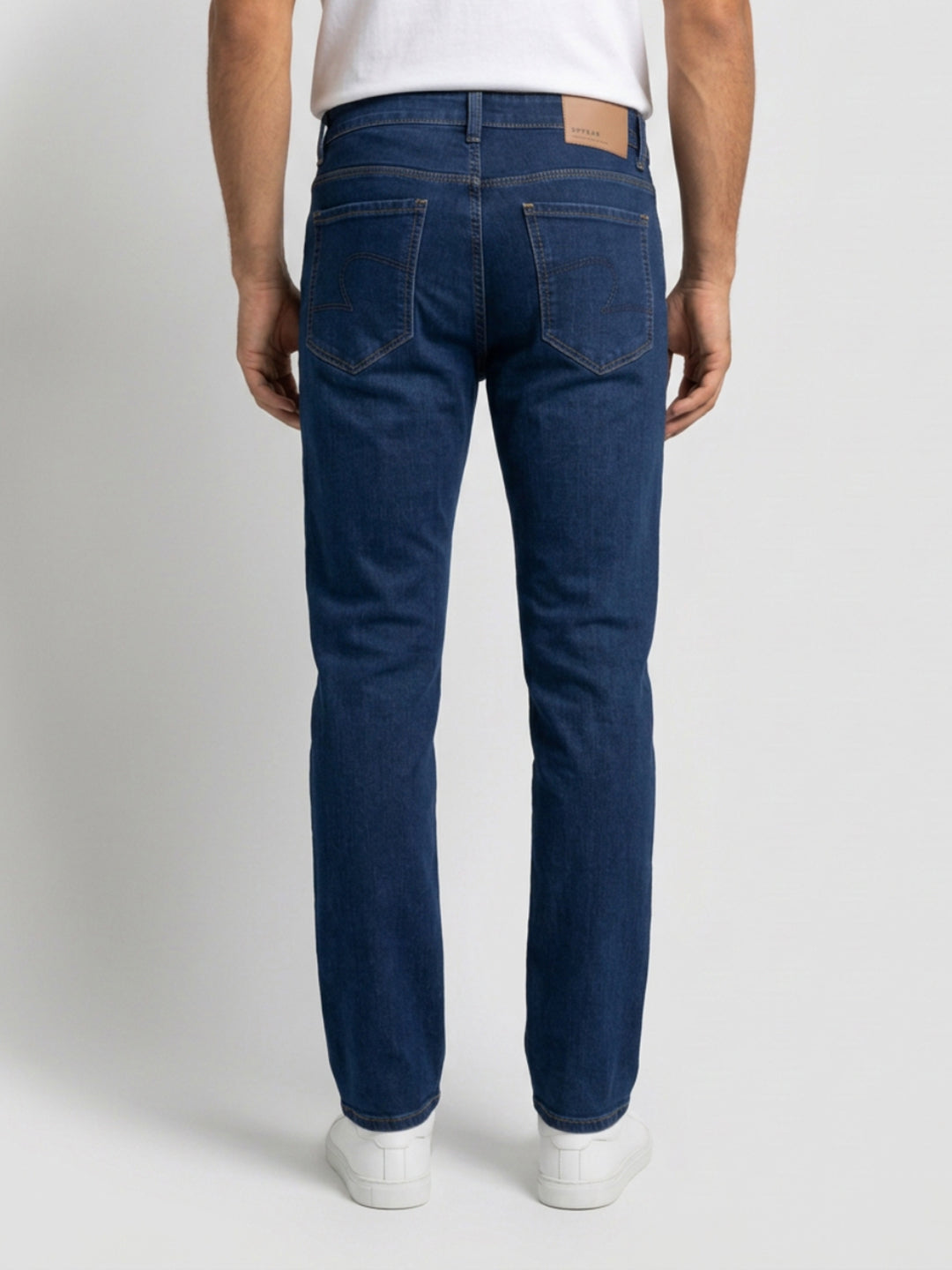 Men Chico Jeans Relaxed Fit Dark Blue Mid Rise