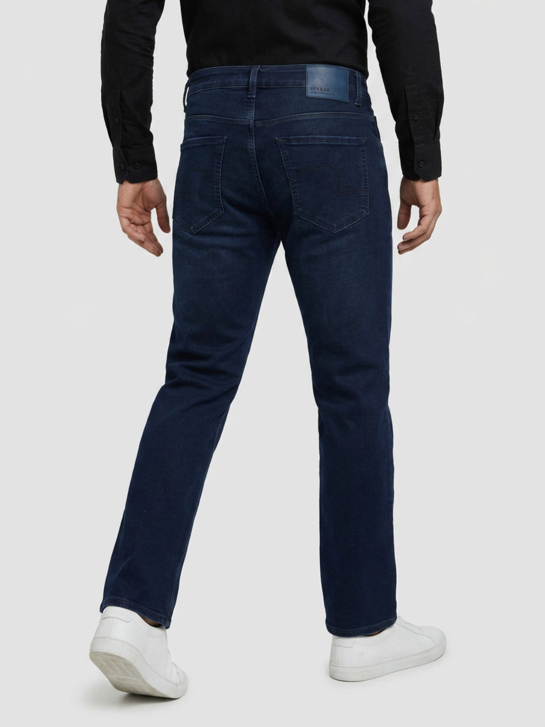 Men Chico Jeans Relaxed Fit Dark Blue Mid Rise