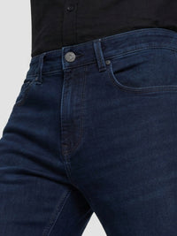 Men Chico Jeans Relaxed Fit Dark Blue Mid Rise