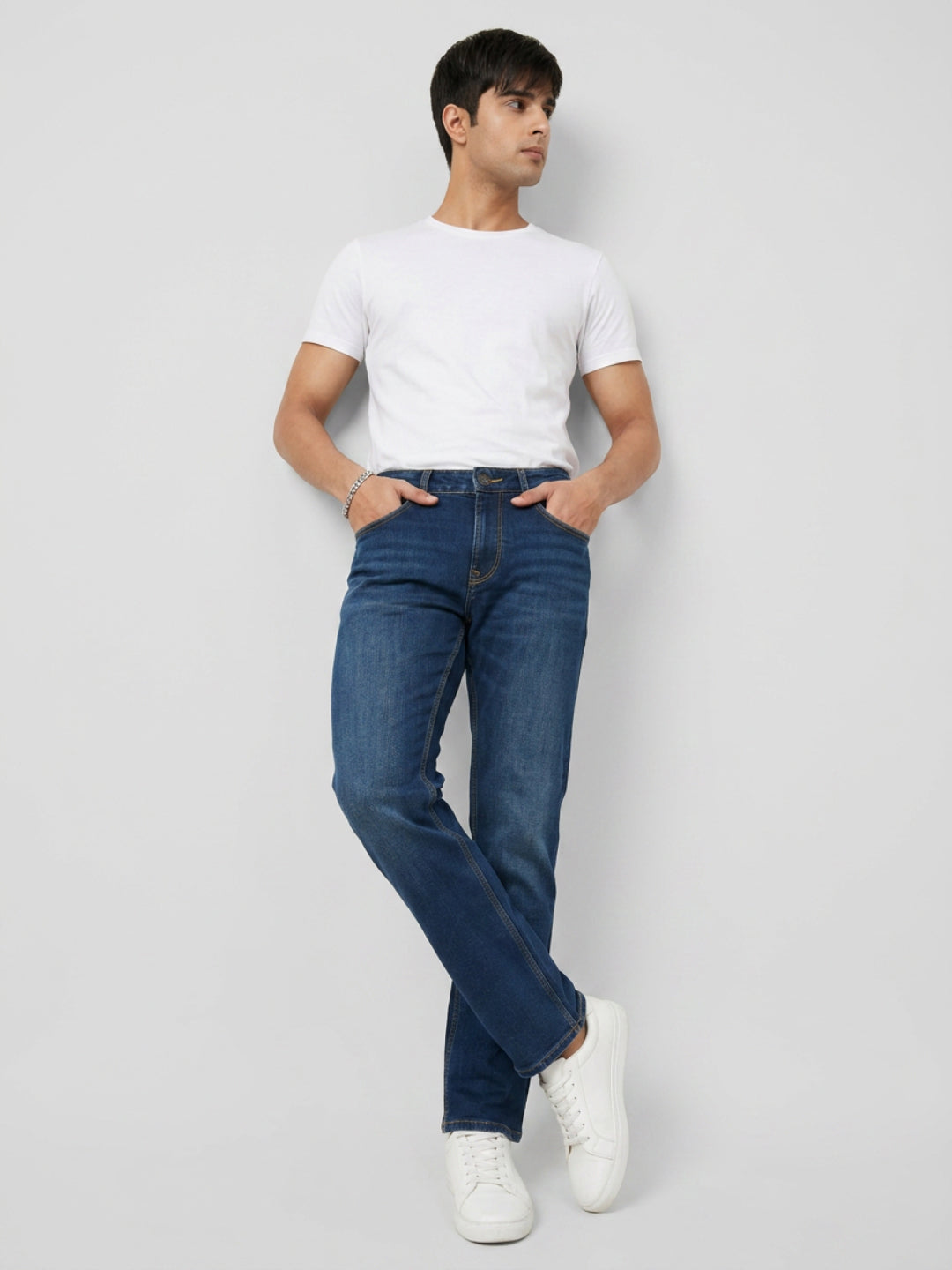 Men Chico Jeans Relaxed Fit Vintage Blue Mid Rise