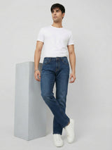 Men Chico Jeans Relaxed Fit Vintage Blue Mid Rise