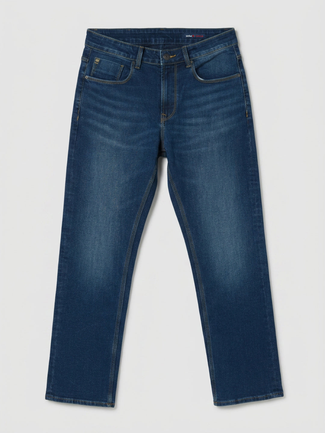 Men Chico Jeans Relaxed Fit Vintage Blue Mid Rise
