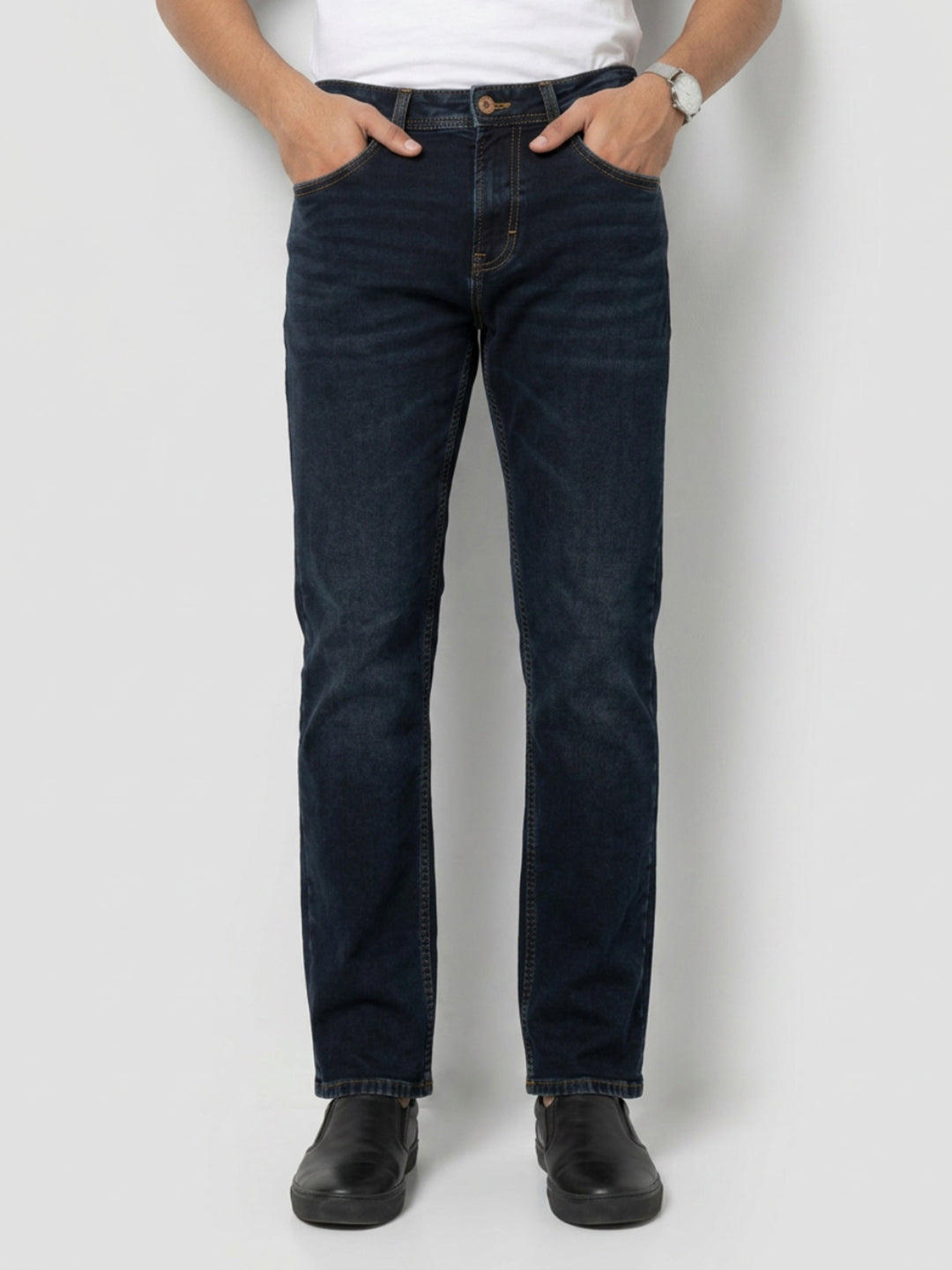 Men Chico Jeans Relaxed Fit Dark Blue Mid Rise