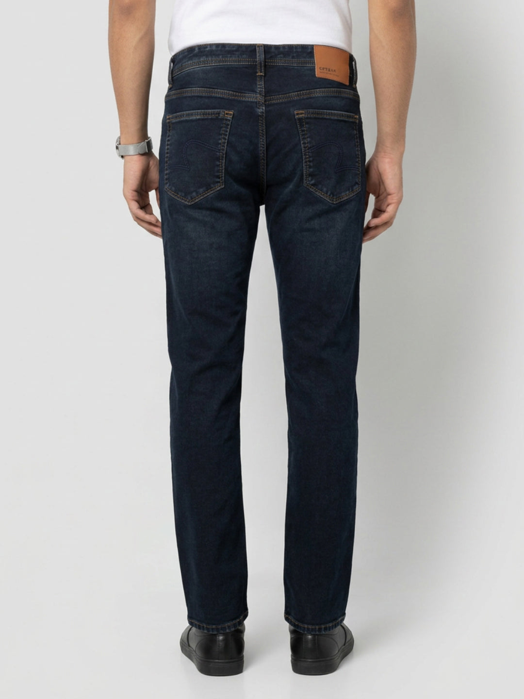 Men Chico Jeans Relaxed Fit Dark Blue Mid Rise