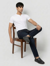Men Chico Jeans Relaxed Fit Dark Blue Mid Rise