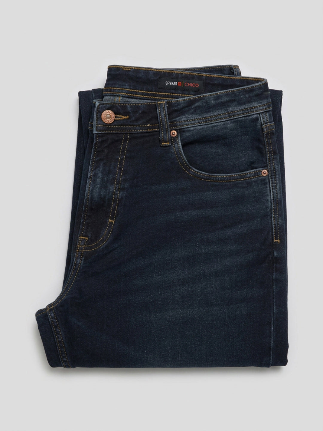 Men Chico Jeans Relaxed Fit Dark Blue Mid Rise