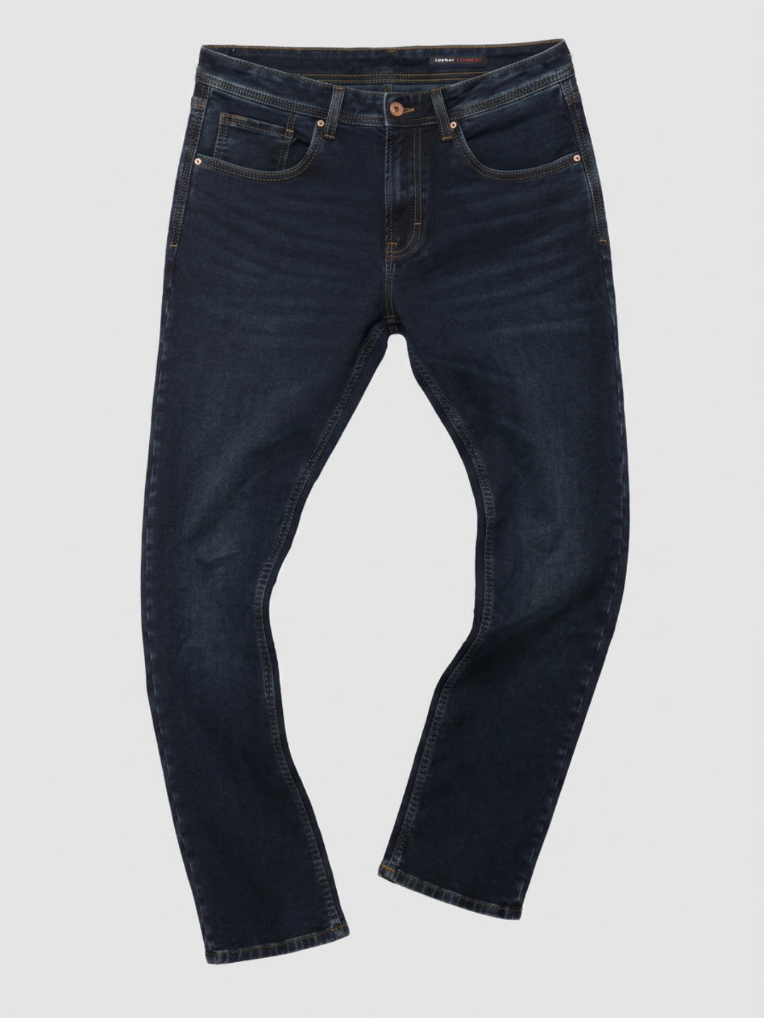 Men Chico Jeans Relaxed Fit Dark Blue Mid Rise