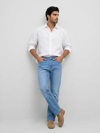 Men Chico Jeans Relaxed Fit Mid Blue Mid Rise