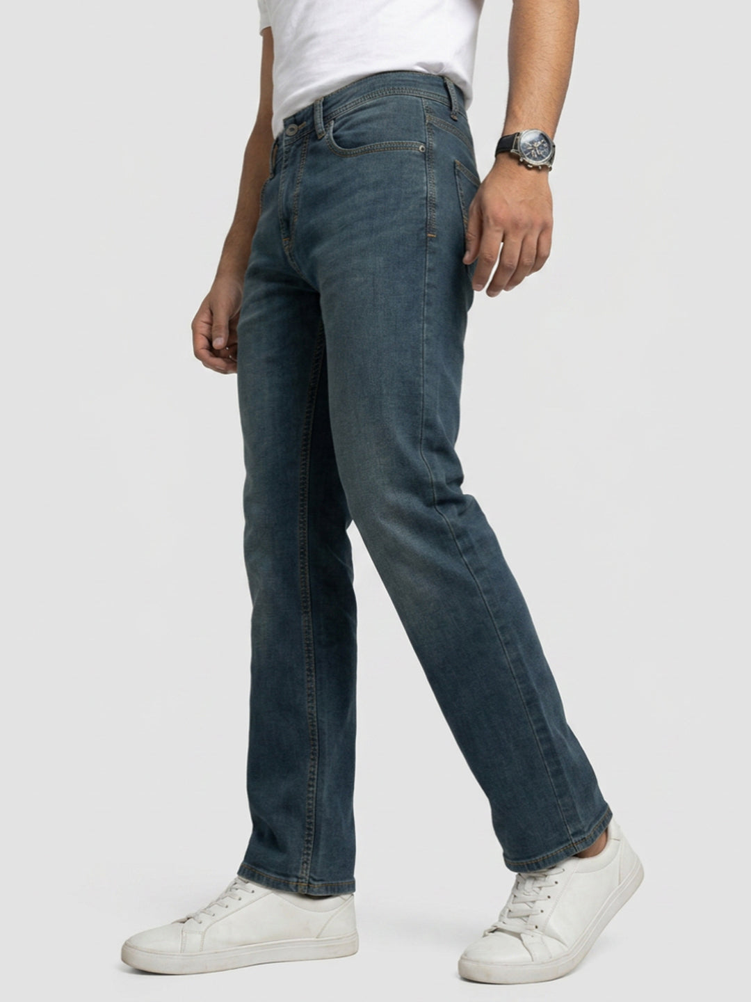 Men Chico Jeans Relaxed Fit Dark Blue Mid Rise