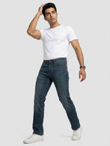 Men Chico Jeans Relaxed Fit Dark Blue Mid Rise