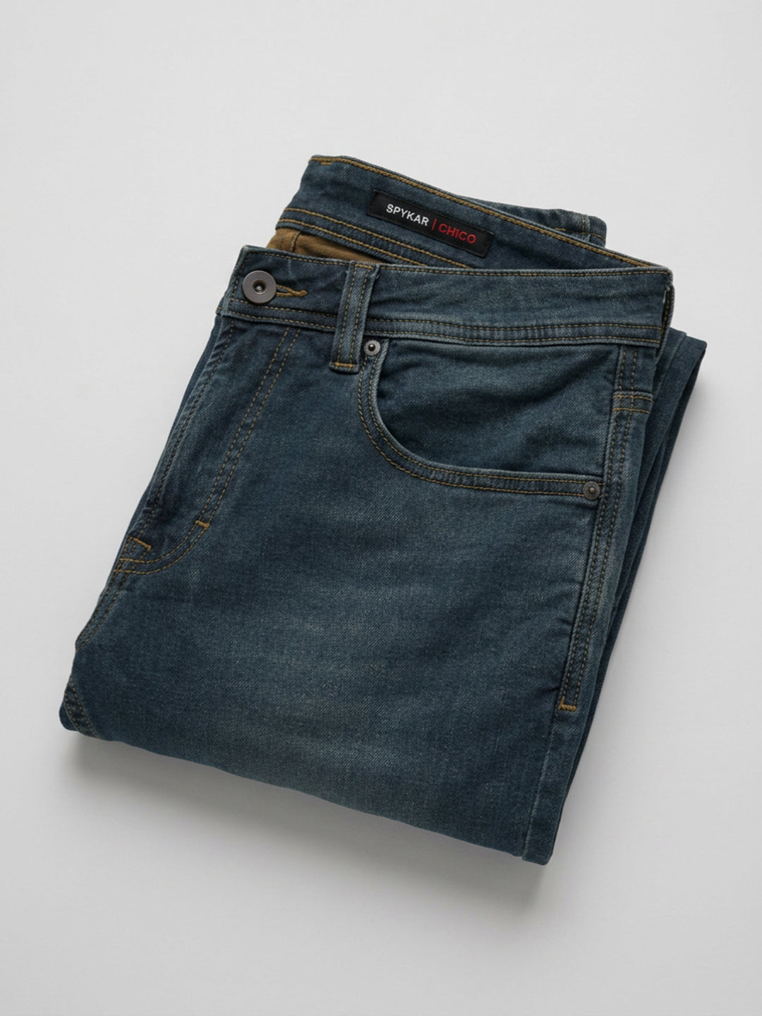 Men Chico Jeans Relaxed Fit Dark Blue Mid Rise