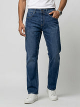 Men Chico Jeans Relaxed Fit Mid Blue Mid Rise