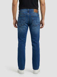 Men Chico Jeans Relaxed Fit Dark Blue Mid Rise