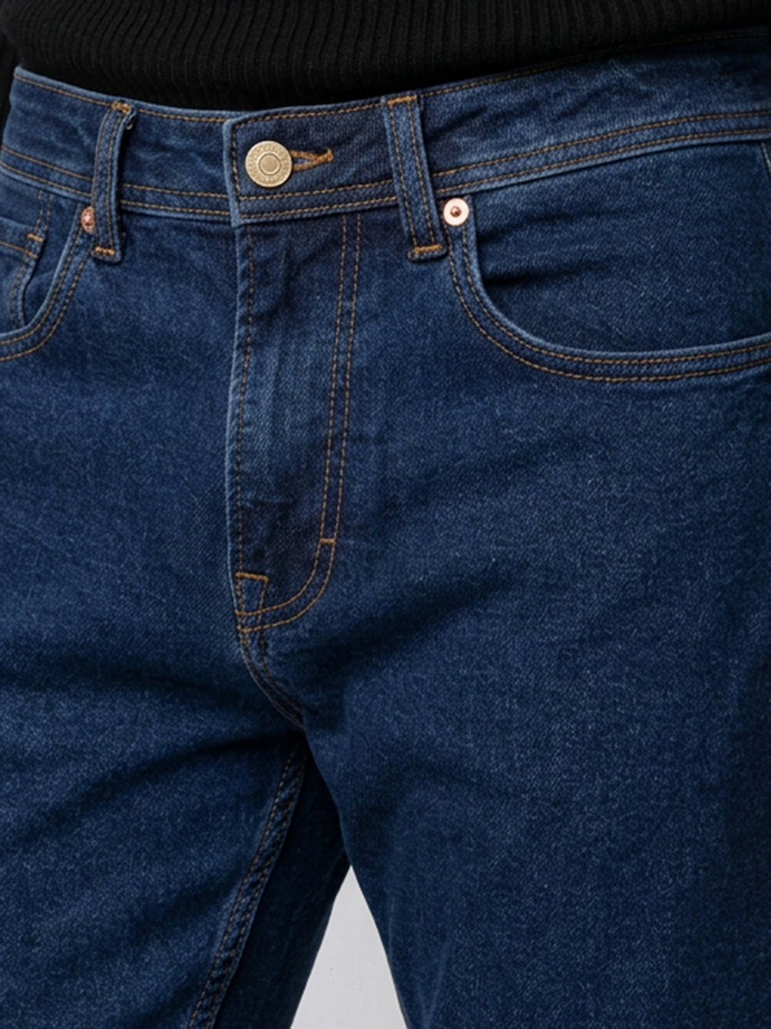 Men Chico Jeans Relaxed Fit Dark Blue Mid Rise