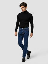 Men Chico Jeans Relaxed Fit Dark Blue Mid Rise