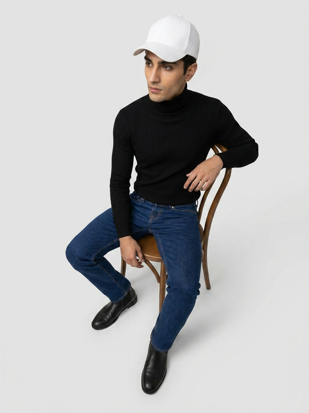 Men Chico Jeans Relaxed Fit Dark Blue Mid Rise