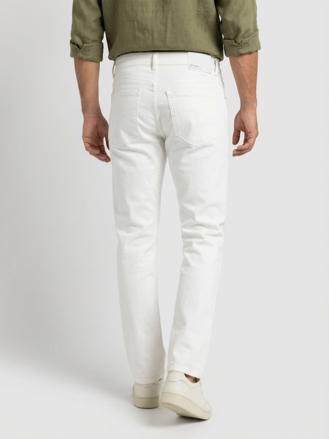 Men Chico Jeans Relaxed Fit White Mid Rise