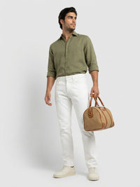 Men Chico Jeans Relaxed Fit White Mid Rise