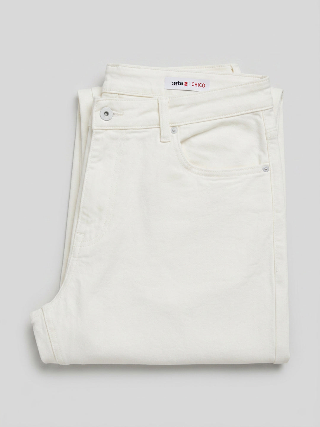 Men Chico Jeans Relaxed Fit White Mid Rise