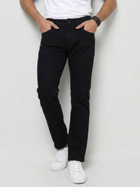 Men Chico Jeans Relaxed Fit Black Mid Rise