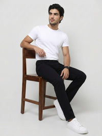 Men Chico Jeans Relaxed Fit Black Mid Rise
