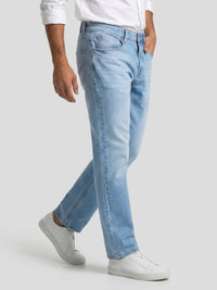 Men Chico Jeans Relaxed Fit Light Blue Mid Rise