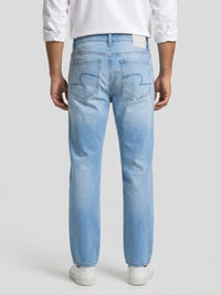 Men Chico Jeans Relaxed Fit Light Blue Mid Rise
