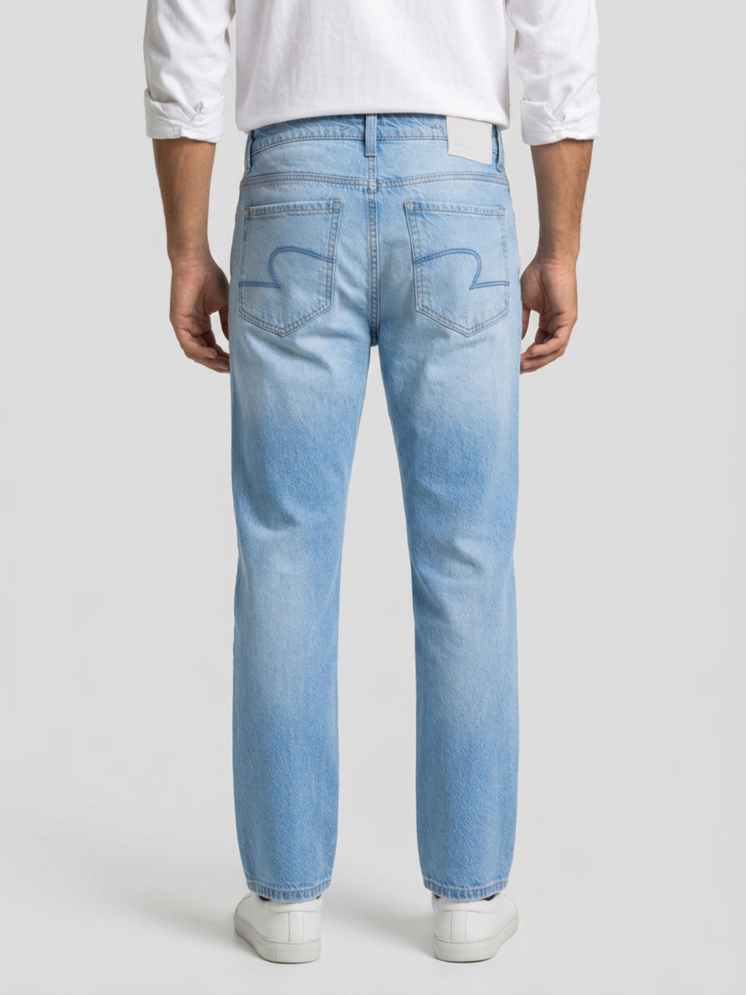 Men Chico Jeans Relaxed Fit Light Blue Mid Rise