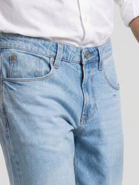 Men Chico Jeans Relaxed Fit Light Blue Mid Rise