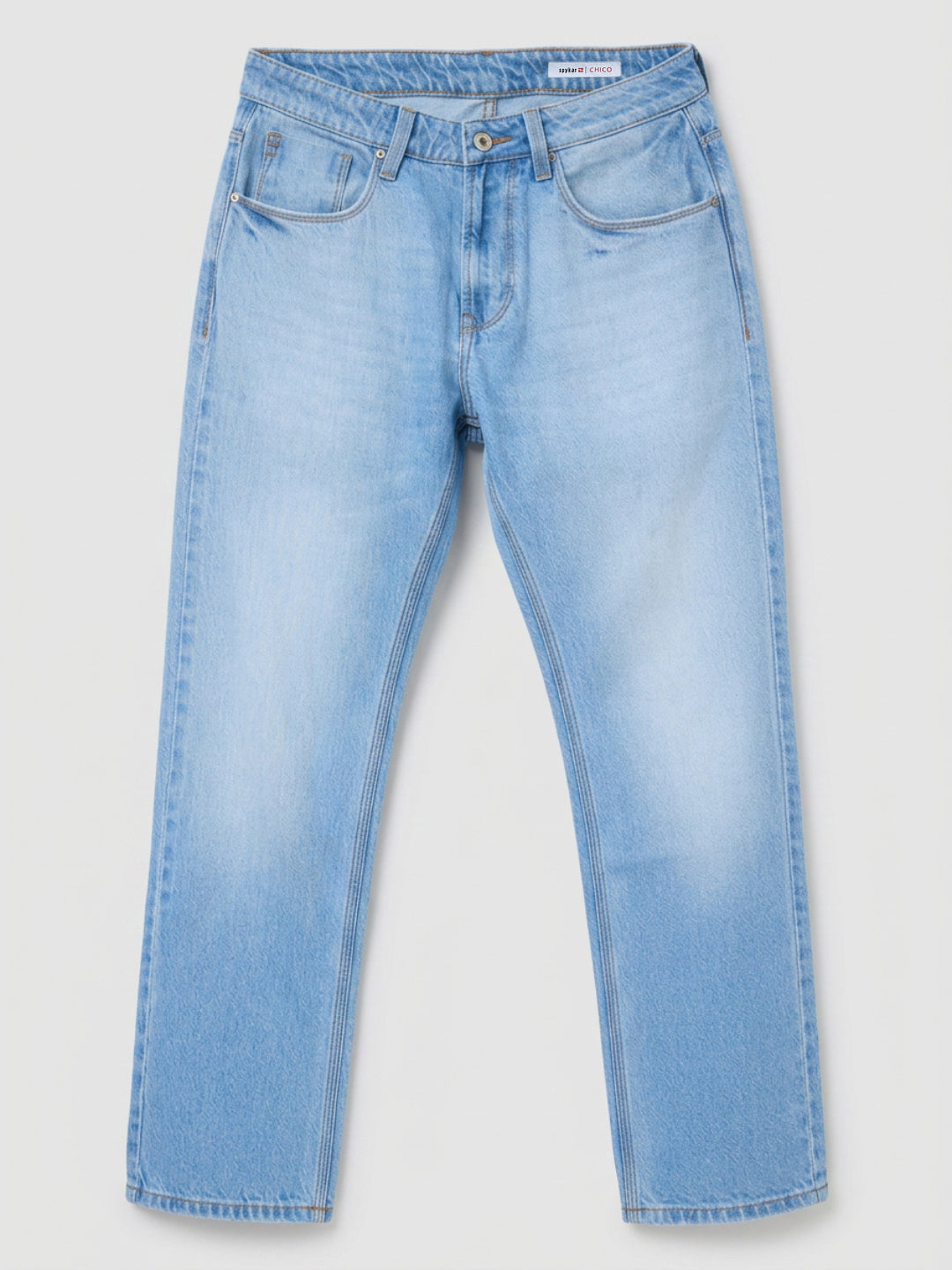 Men Chico Jeans Relaxed Fit Light Blue Mid Rise