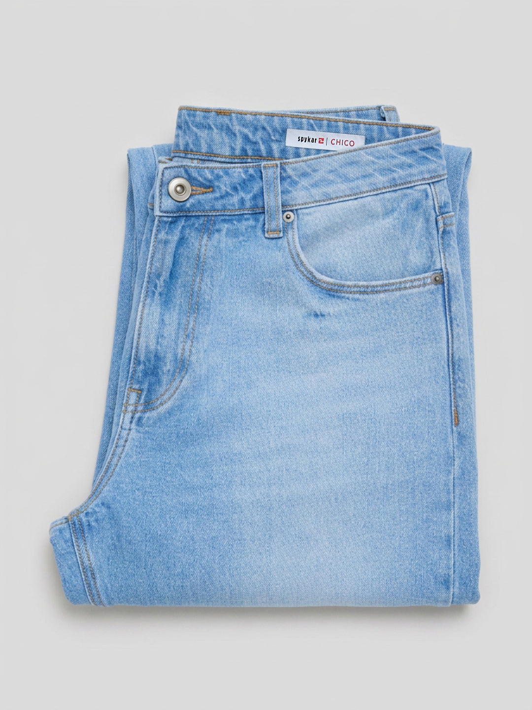 Men Chico Jeans Relaxed Fit Light Blue Mid Rise