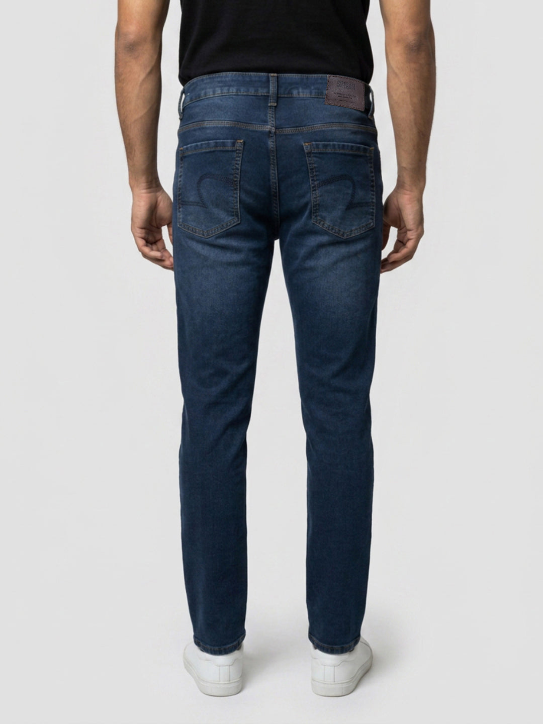 Men Diego Jeans Super Slim Fit Dark Blue Low Rise