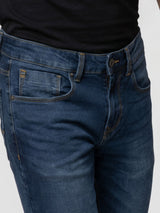 Men Diego Jeans Super Slim Fit Dark Blue Low Rise
