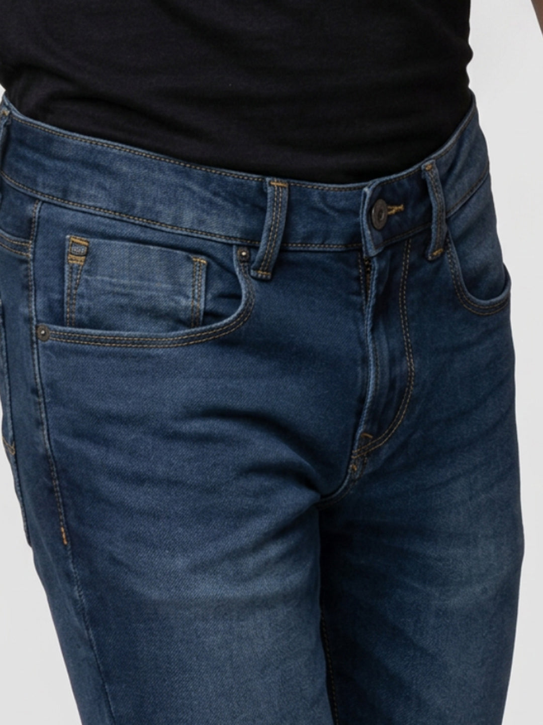 Men Diego Jeans Super Slim Fit Dark Blue Low Rise