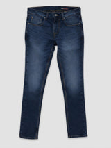 Men Diego Jeans Super Slim Fit Dark Blue Low Rise