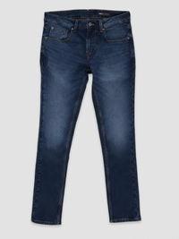 Men Diego Jeans Super Slim Fit Dark Blue Low Rise