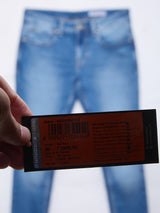 Men Diego Jeans Super Slim Fit Mid Blue Low Rise