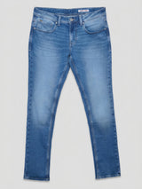 Men Diego Jeans Super Slim Fit Mid Blue Low Rise