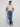 Men Ikemen Jeans Loose Fit Mid Blue Low Rise