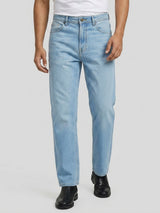 Men Ikemen Jeans Loose Fit Light Blue Low Rise