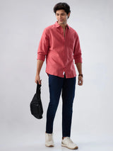 Men Jeans Slim Fit Dark Blue Mid Rise