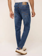 Men Kano Jeans Slim Fit Mid Blue Mid Rise