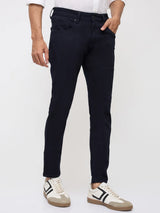 Men Kano Jeans Slim Fit Blue Mid Rise