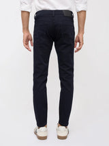Men Kano Jeans Slim Fit Blue Mid Rise