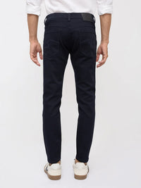 Men Kano Jeans Slim Fit Blue Mid Rise