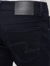 Men Kano Jeans Slim Fit Blue Mid Rise