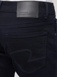 Men Kano Jeans Slim Fit Blue Mid Rise