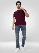 Men Kano Jeans Slim Fit Grey Mid Rise